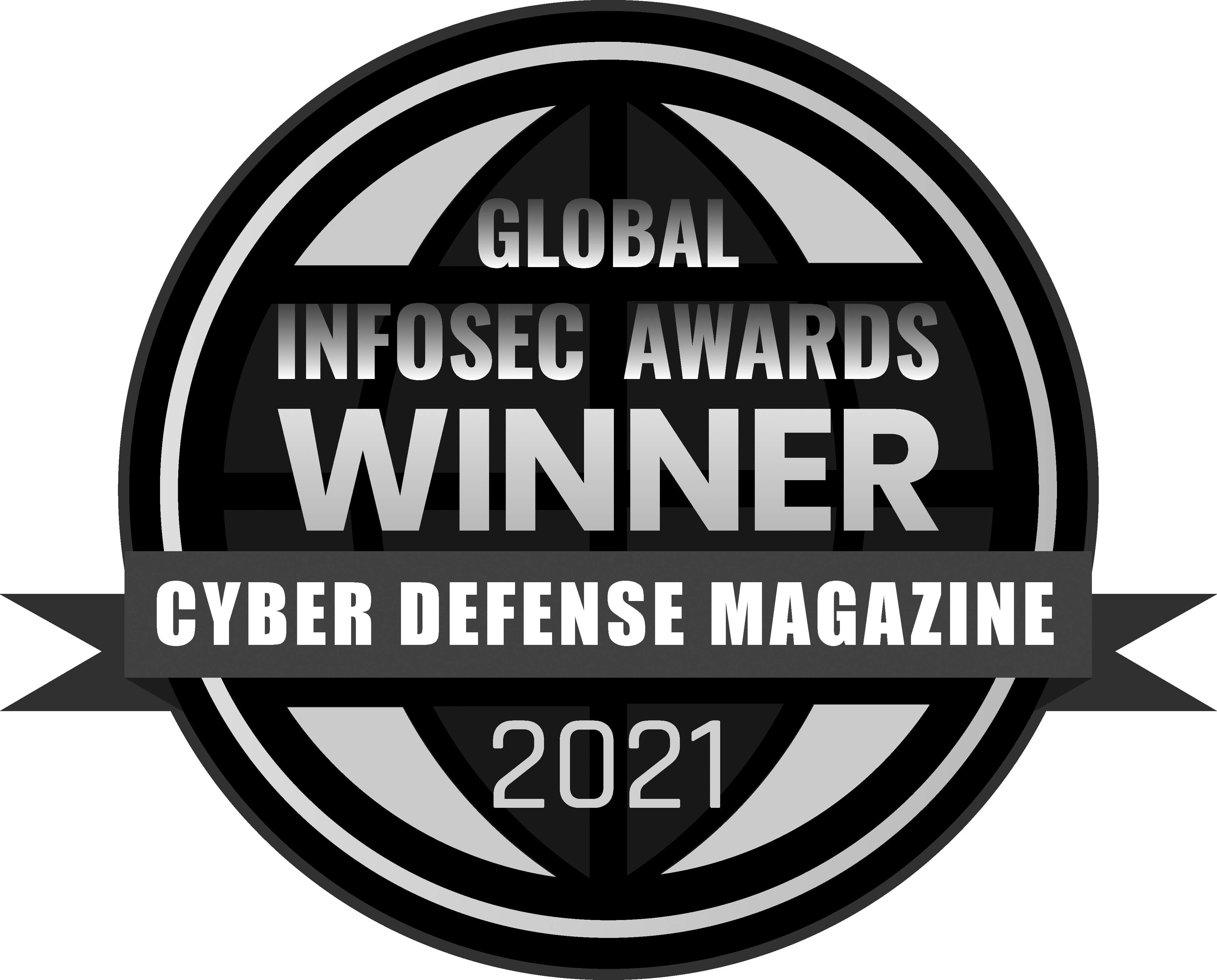 Global InfoSec Awards 2021 badge in grayscale